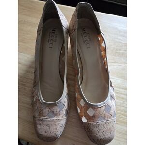 Sesto Meucci women's low sedge shoes-size 8.5